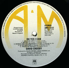 Load image into Gallery viewer, David Crosby : Oh Yes I Can (LP, Album)
