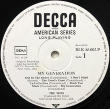 Load image into Gallery viewer, The Who : My Generation (LP, Album, Mono)
