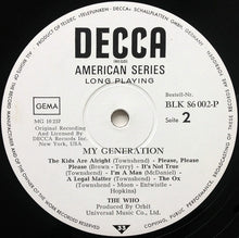 Load image into Gallery viewer, The Who : My Generation (LP, Album, Mono)
