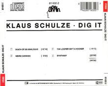 Load image into Gallery viewer, Klaus Schulze : Dig It (CD, Album)
