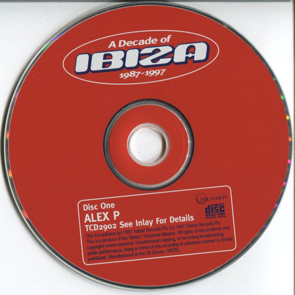 Buy Various : A Decade Of Ibiza 1987-1997 (3xCD, Mixed) Online for
