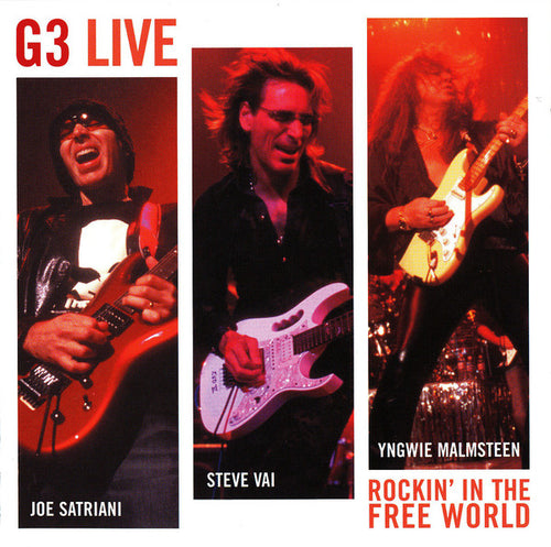 G3 (6), Joe Satriani, Steve Vai, Yngwie Malmsteen : G3 Live: Rockin' In The Free World (2xCD, Album)