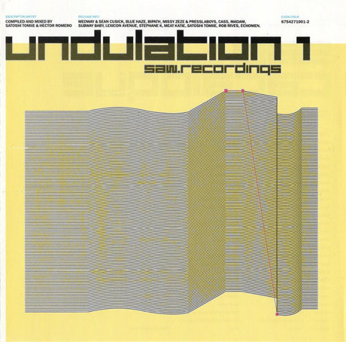Satoshi Tomiie & Hector Romero : Undulation 1 (CD, Comp, Mixed)