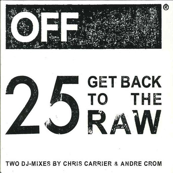 Various : Get Back To The Raw (2xCD, Comp, Mixed)