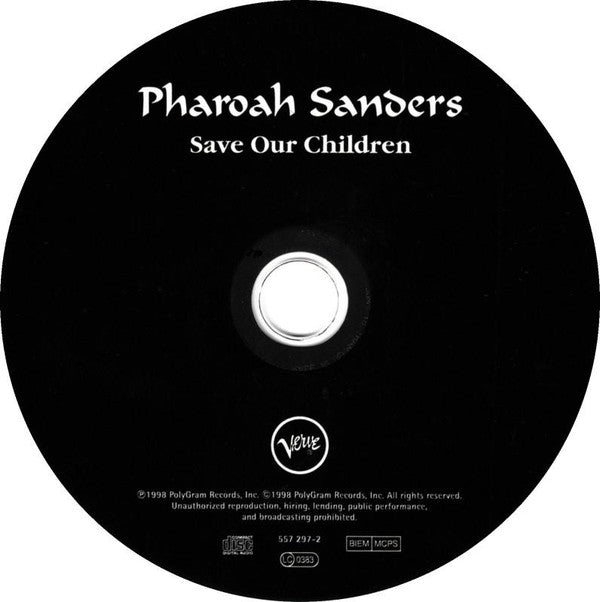 Buy Pharoah Sanders : Save Our Children (CD, Album) Online for a
