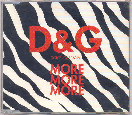 Dolce & Gabbana : More More More (CD, Maxi)