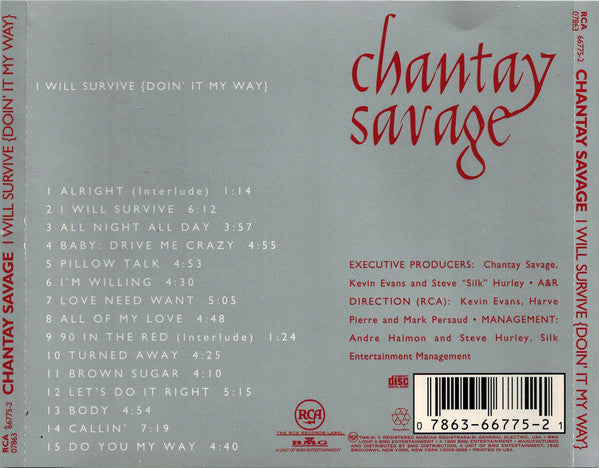 Buy Chantay Savage : I Will Survive {Doin' It My Way} (CD, Album