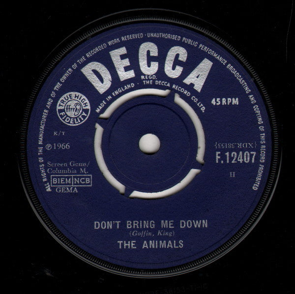 The Animals : Don't Bring Me Down (7