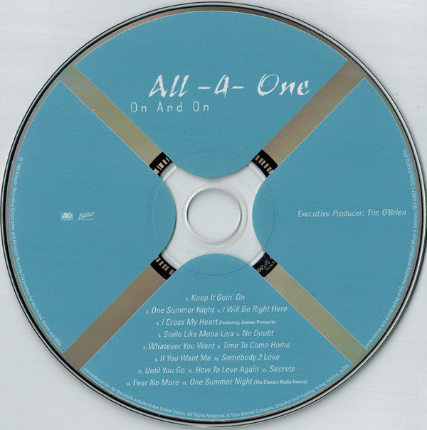 Buy All-4-One : On And On (CD, Album) Online for a great price