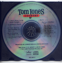 Load image into Gallery viewer, Tom Jones : Country (CD, Album)
