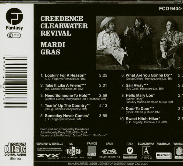 Buy Creedence Clearwater Revival : Mardi Gras (CD, Album) Online