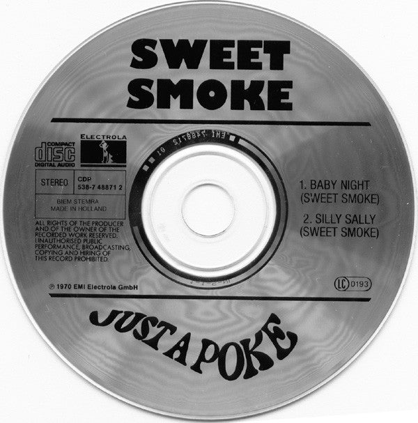 Buy Sweet Smoke : Just A Poke (CD, Album, RE) Online for a great