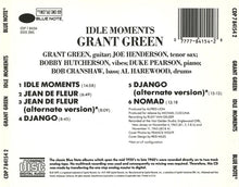 Load image into Gallery viewer, Grant Green : Idle Moments (CD, Album, RE)
