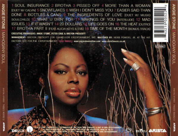 Buy Angie Stone : Mahogany Soul (CD, Album) Online for a great