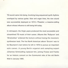 Load image into Gallery viewer, Tangerine Dream : Cyclone (CD, Album, RE, RM)
