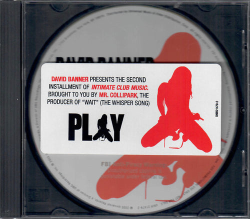 David Banner : Play (CD, Maxi, Promo)