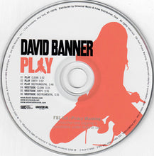 Load image into Gallery viewer, David Banner : Play (CD, Maxi, Promo)
