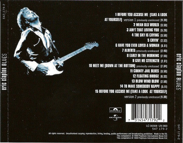 Buy Eric Clapton : Blues (CD, Comp) Online for a great price