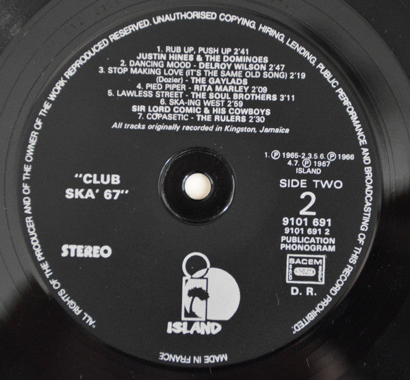 Buy Various : Club Ska '67 (LP, Comp) Online for a great price