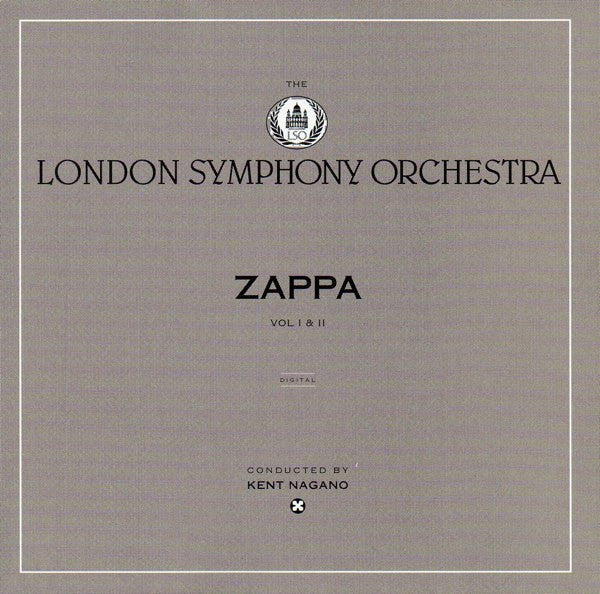 London Symphony Orchestra* - Zappa* Conducted By Kent Nagano : Zappa - Vol. I & II (2xCD, Comp, RM)