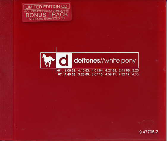 Deftones : White Pony (CD, Album, Enh, Ltd, Num, Red)
