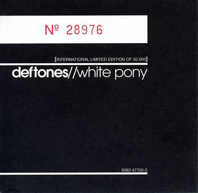 Buy Deftones : White Pony (CD, Album, Enh, Ltd, Num, Red) Online for a  great price – Disc Jockey Music