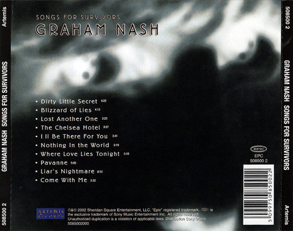 Buy Graham Nash : Songs For Survivors (CD, Album) Online for