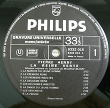 Load image into Gallery viewer, Pierre Henry : La Reine Verte (LP, RE)
