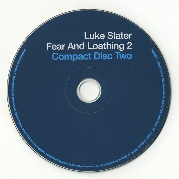 Buy Luke Slater : Fear And Loathing 2 (2xCD, Comp, Mixed, Sli