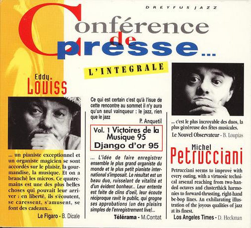 Eddy Louiss & Michel Petrucciani : Conférence De Presse... L'Intégrale (2xCD, Album, Comp)