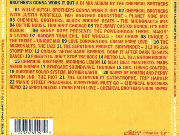 Buy The Chemical Brothers : Brothers Gonna Work It Out (CD, Album