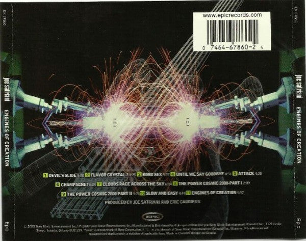 Buy Joe Satriani : Engines Of Creation (CD, Album) Online for a great price  – Disc Jockey Music