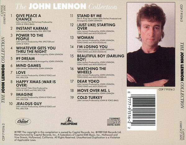 Buy John Lennon : The John Lennon Collection (CD, Comp) Online for a great  price