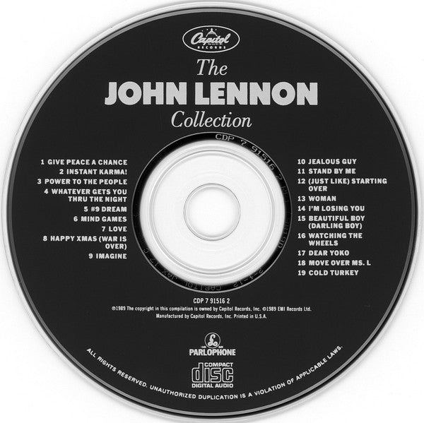 Buy John Lennon : The John Lennon Collection (CD, Comp