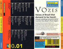 Load image into Gallery viewer, Various : Cores Do Brasil 0.01 Vozes (CD, Comp)
