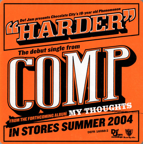 Comp : Harder (CD, Single, Promo)