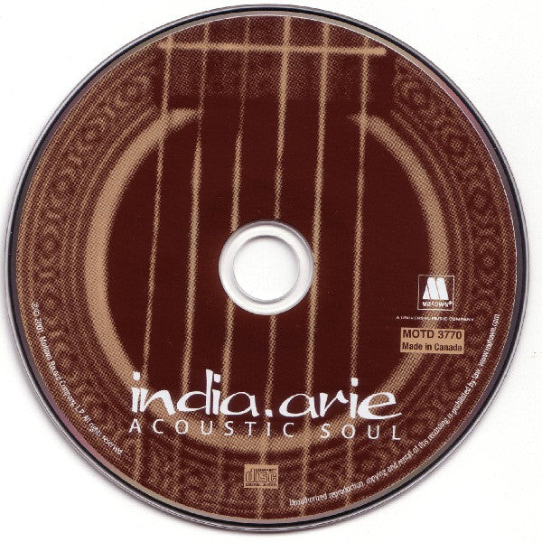 Buy India.Arie : Acoustic Soul (CD, Album, Club) Online for a