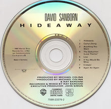 Load image into Gallery viewer, David Sanborn : Hideaway (CD, Album, RE)
