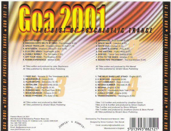 Distance To Goa 4 – CD (Compilation, Limited Edition), 1996