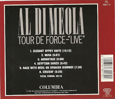 Al Di Meola : Tour De Force - 