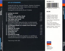 Load image into Gallery viewer, Ute Lemper : City Of Strangers (CD, Album)
