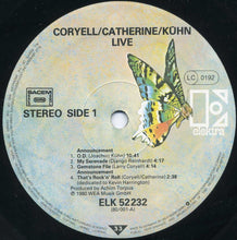 Load image into Gallery viewer, Coryell* · Catherine* · Kühn* : Live! (Paris · Berlin · Brussels · Montreux · Vienna ...) (LP, Album)
