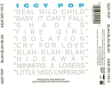 Load image into Gallery viewer, Iggy Pop : Blah-Blah-Blah (CD, Album)
