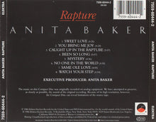 Load image into Gallery viewer, Anita Baker : Rapture (CD+G, Album, RE)
