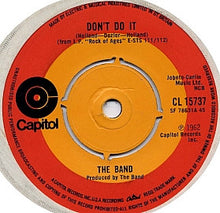 Load image into Gallery viewer, The Band : Don't Do It (7")
