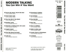 Load image into Gallery viewer, Modern Talking : You Can Win If You Want (CD, Comp)
