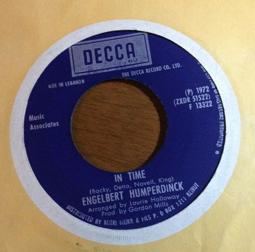 Engelbert Humperdinck : In Time / How Does It Feel (7