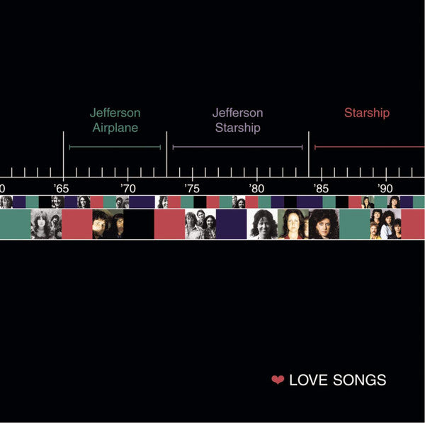 Jefferson Airplane / Jefferson Starship / Starship (2) : Love Songs (CD, Comp, RM)