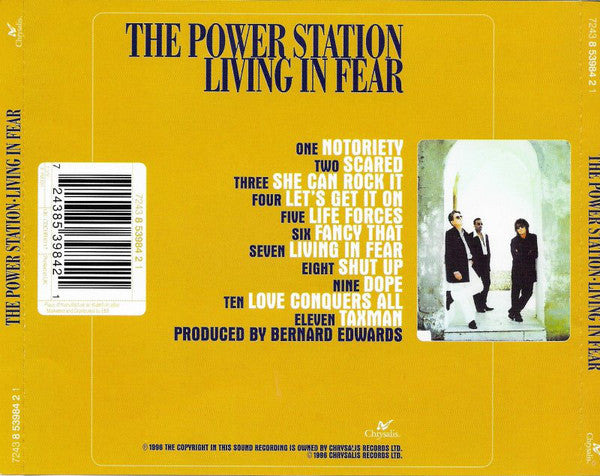 【中古】「非常に良い」［CD］Living In Fear Buy The Power Station : Living In Fear (CD, Album) Online for a