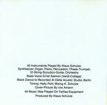 Load image into Gallery viewer, Klaus Schulze : Blackdance (CD, Album, RP)
